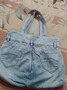 Upcycled Denim Tote Bag