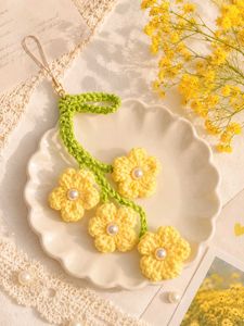 Handmade Crochet Flower Charm