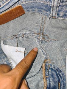 Blue Way Light Wash Wide Leg Jeans