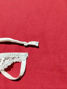White Lace Garter Belt