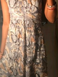Printed Strappy Mini Dress