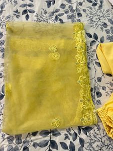 Beautiful Yellow Kurta Set with Dupatta 💛