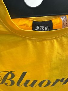 Yellow Oversized tshirt M L size