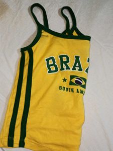 Brazil Themed Crop Top