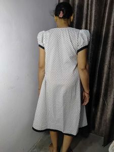 stitched pure cotton frock