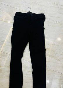 Classic Black Denim Jeans zudio jean pants women