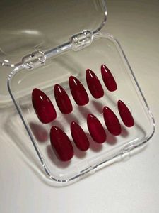 COMBO Pretty Pink French Tip and Red nails