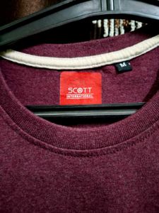 Regular Fit Men's T-shirt (Maroon)
