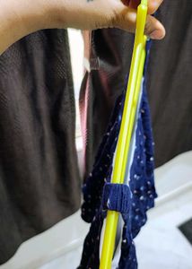 Cute Navy Blue Polka Dot Crop Top