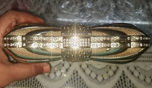 Glamorous Gold Clutch Purse For Wedding Designer