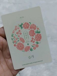 Suga Official Dalmajung Photocard