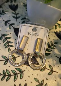 Stylish Circle Drop Earrings 🎀