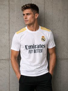 Real Madrid Home Jersey Emirates Fly Better