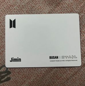 BTS Jimin Official Photocard