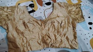 Beautiful Embroidery Golden blouse 🌼