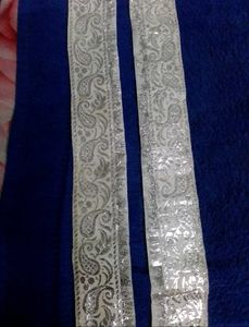 Pack Of 2 Saree Laces And Pistachio Shells