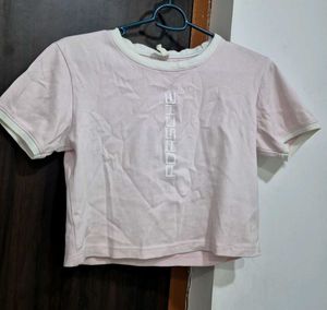 Pink Porsche Cropped T-Shirt