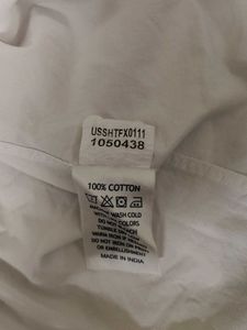 US Polo Assn. White Striped Shirt for men