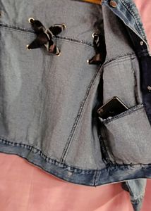 Korean Style Baggy Denim Jacket.