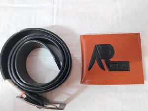 Men's Belt and Wallet Set