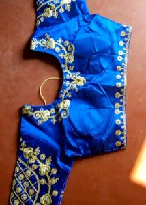 Silk Embroidery Work Blouse