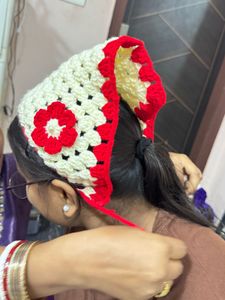 Handmade Crochet scarfs in multicolour