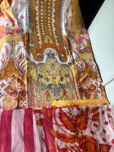 Vibrant Printed Kurta Set with Dupatta