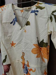 Boho Sun &amp; Nature Print Midi Dress