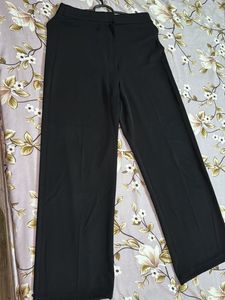 H&amp;M Classic Black Wide-Leg Pants