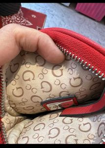 GUESS Red Crossbody Bag