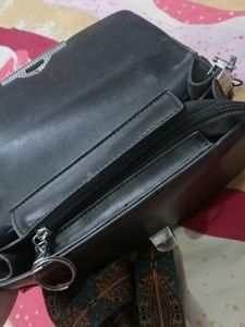 Stylish Black Studded Crossbody Bag
