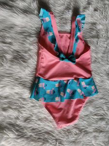 Cute Pink Swimsuit with Fun Print