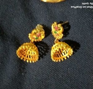 Exquisite Gold-Plated Jewellery Set