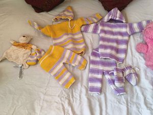 Combo Of Beautiful Cute Set With Teddy Hankey