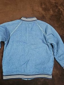 Kids Denim Bomber Jacket