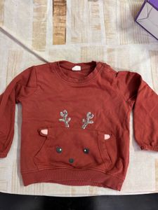 Cute Reindeer Christmas Sweatshirt