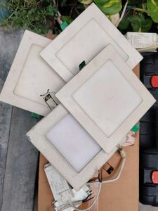 Square LED Panel Lights (Set of 4)