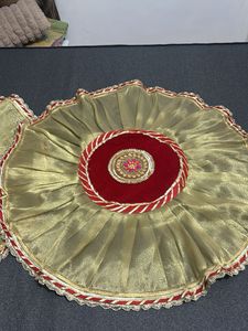 Combo of 2- Embroidered Decorative Pooja Covers