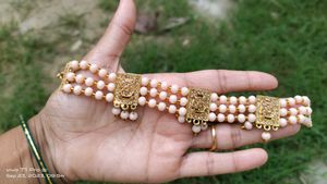 Peach Colour New Necklace