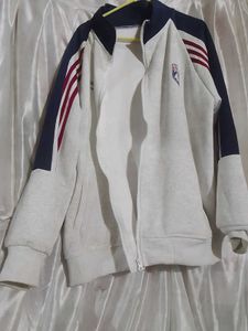 Varsity Style Striped Jacket