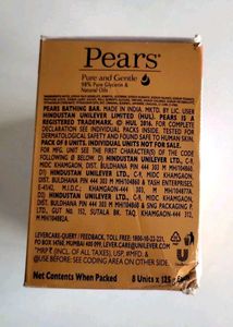 Pears Pure &amp; Gentle Bathing Bars (8 Pack)