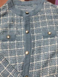 Chic Plaid Cardigan