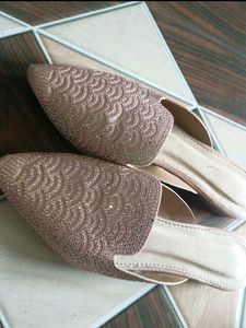 pink embellished bellies