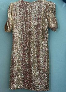 Sparkling Sequin V-Neck Party Dress