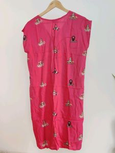 Cute Kurta Tunic With Sadhus Printed