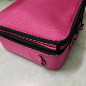 Pink Travel Cosmetic Bag