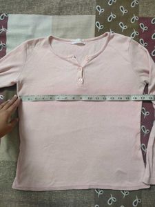 Pink Long Sleeve Top