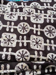 Unique Retro Floral Print Fabric
