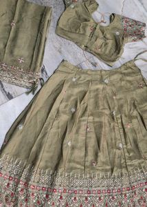Embroidered Lehenga Choli Set
