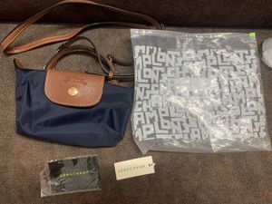Longchamp Navy Blue Crossbody Bag